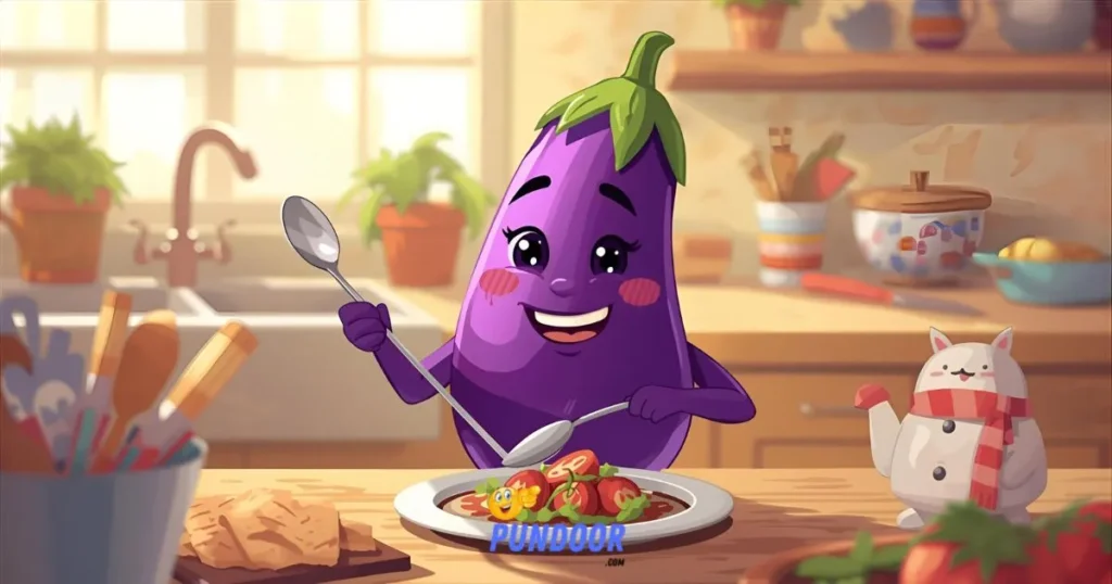 Cute Eggplant Puns