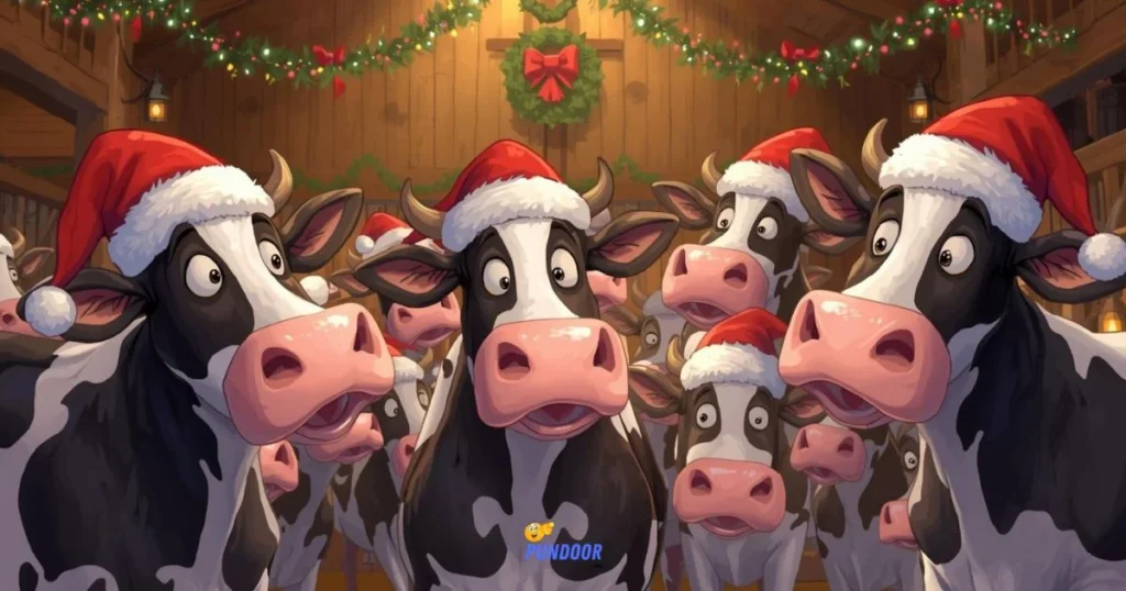 Cow Christmas Puns