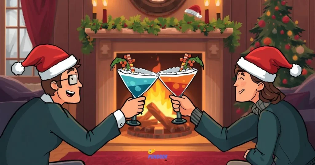 Cheerful Christmas Drink Puns