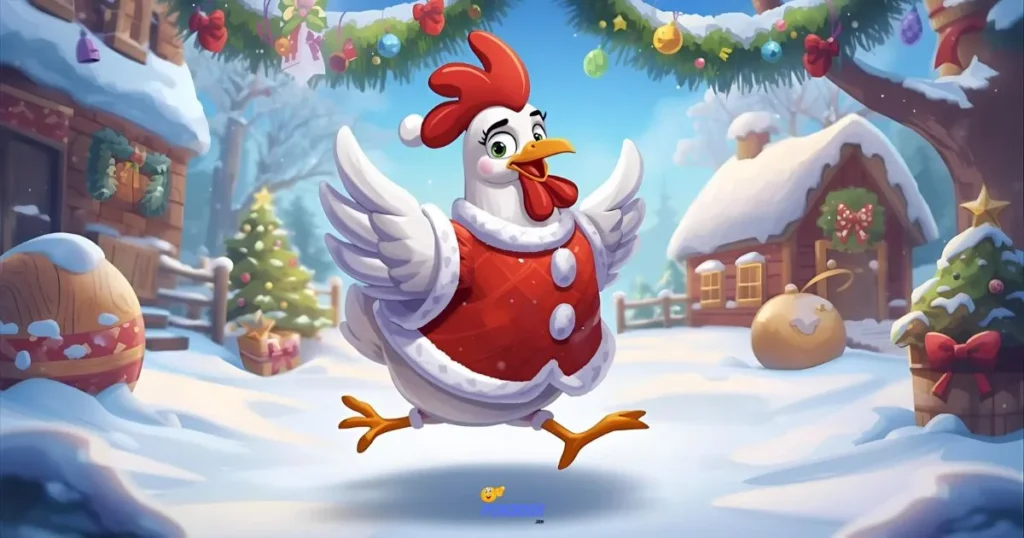 Cute Christmas Chicken