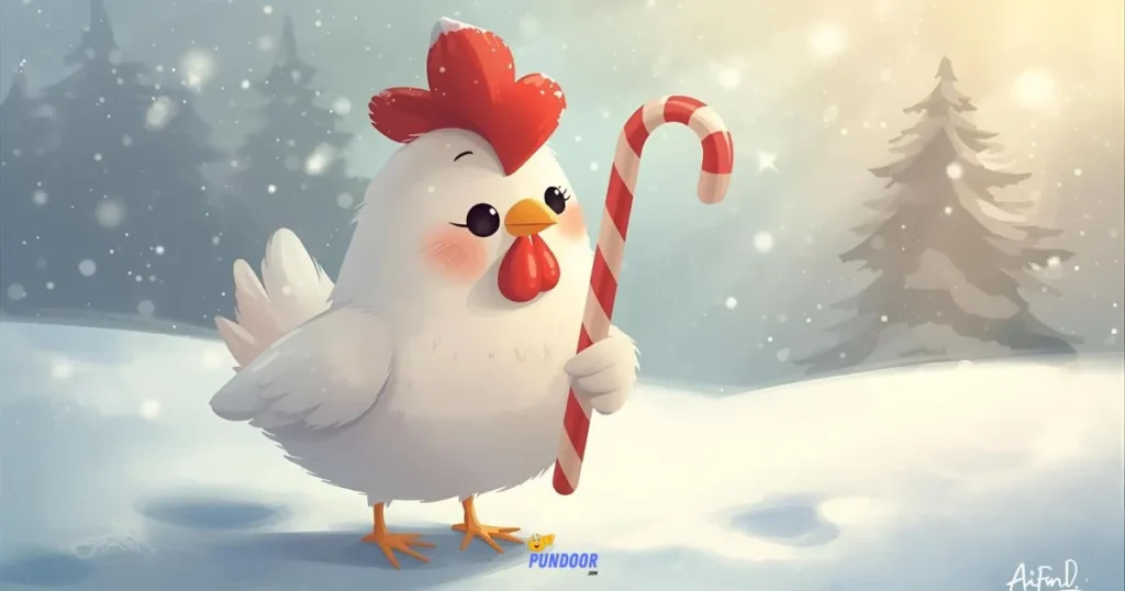 Funny Christmas Chicken