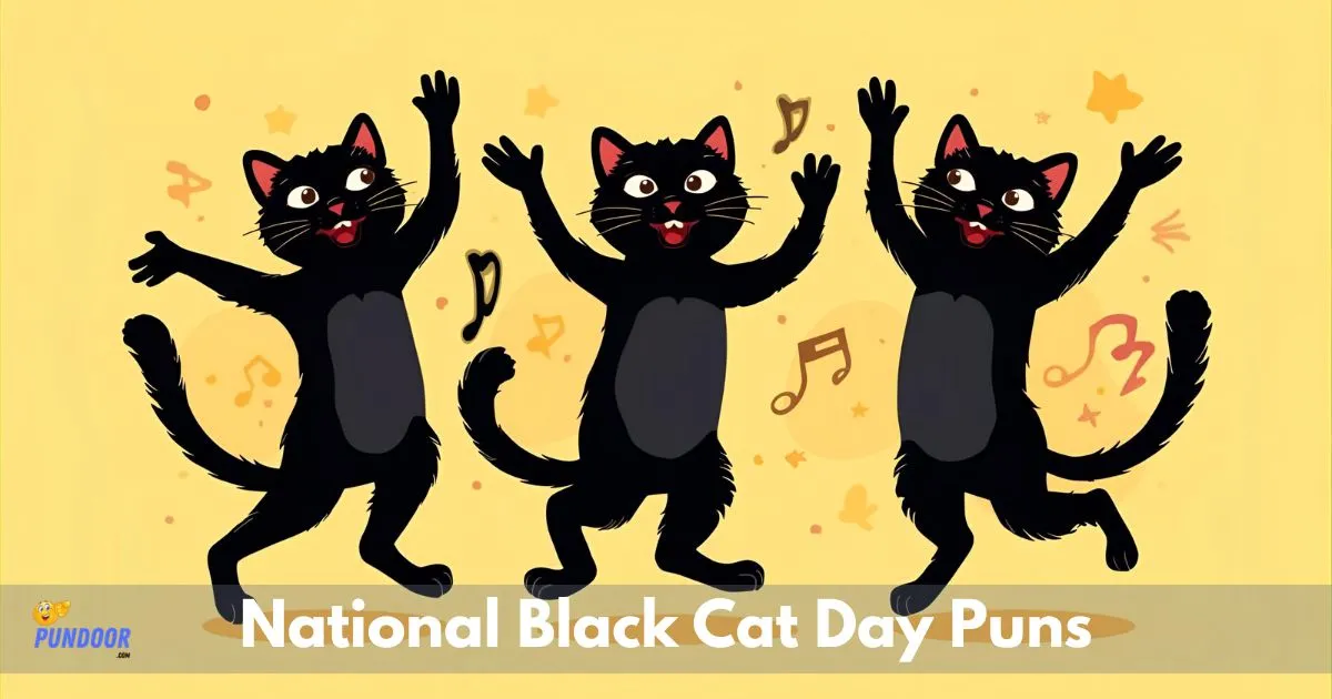 Black Cat Day Puns