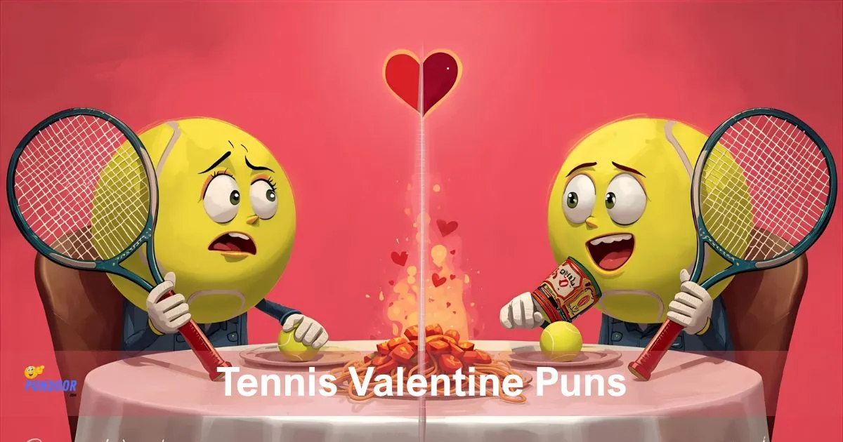 Tennis Valentine Puns