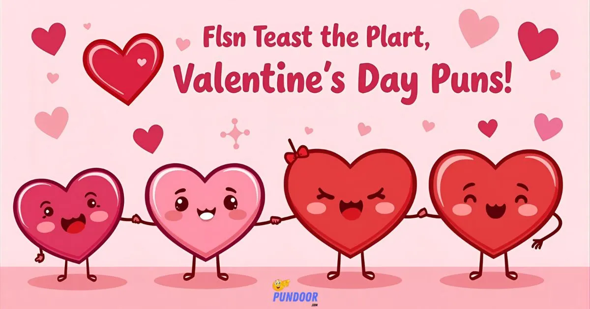 Heart Valentine’s Day Puns