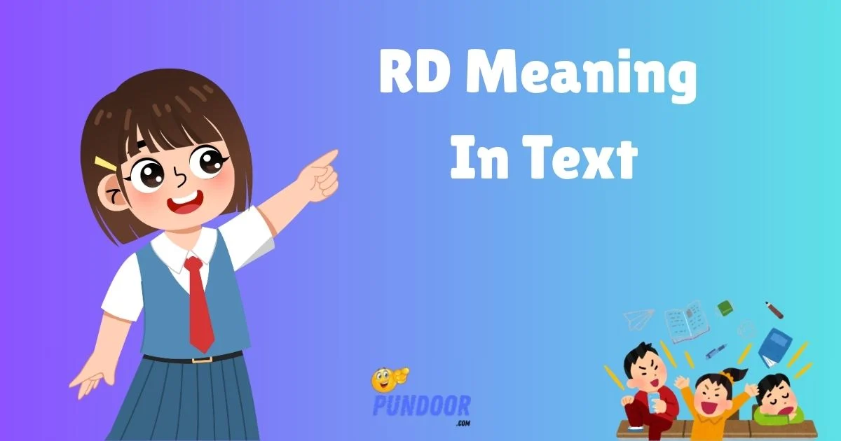 Rd Meaning In Text