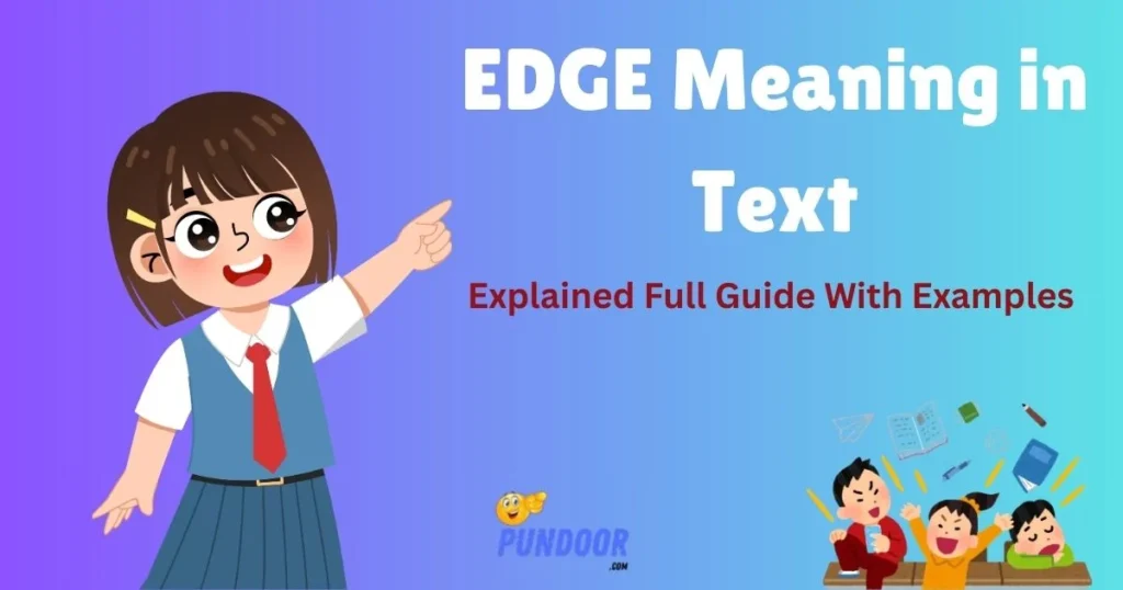 Edge Meaning In Text