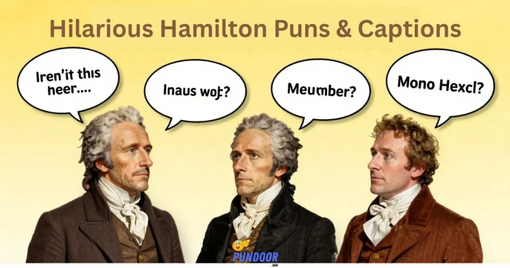 Hilarious Hamilton Puns And Captions