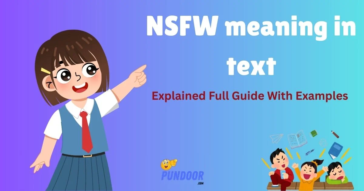 Nsfw Meaning In Text